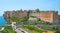 Panorama of the Citadel of Bonifacio, Corsica, France