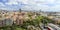 Panorama of the city of Barcelona