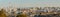 A panorama of the city from the Beihai East Gate hill in Jingshan Park, view of the south-eastern part of the city