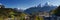 Panorama of the city of Berchtesgaden