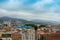 Panorama of the city of Bilbao top view, Basque Country, Spain