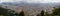 Panorama of the city of Bogota Colombia