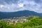 Panorama of the city in the Bulgarian mountains 1