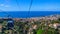 Panorama of the city of Funchal from the funicular