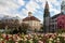 Panorama of City Gallery building, Stadtgalerie and townhall square of Sindelfingen