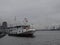 Panorama of the city of Hamburg. View of the Elbe river in Hamburg