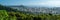 Panorama of the city of Honolulu