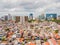 Panorama of the city of Jakarta - the capital of Indonesia.