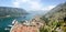 Panorama of the city of Kotor