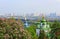 Panorama of the city of Kyiv, Ukraine