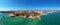 Panorama from the city Lagos in the Algarve Portugal