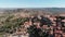 Panorama of the city of Monsanto Portugal. Shooting from the drone.