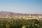 Panorama of the city of Nakhal and its Mosquea Oman