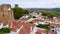 Panorama of the city Obidos, Portugal