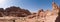 Panorama of city of Petra
