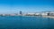 Panorama of city in the port of Piraeus near Athens