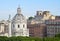 Panorama of the city of Rome, Italy