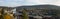 Panorama of the city of Schaffhausen (Switzerland).