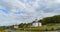 Panorama of the city of Smolensk. Church of St. John the Evangelist and Smolensky Cathedral in the background