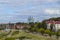 Panorama of the city of Smolensk. Smolensky Cathedral and fortress wall