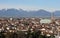 Panorama of the city of vicenza with the Basilica
