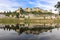 Panorama. City view and Fortress. Chinon. France