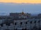 Panorama of the city with a view of the Transfiguration Cathedral and residential houses.