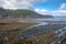 Panorama of the cliffs and the flysch of Zumaia, Basque Country