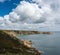 Panorama of Clifs and Rocks at the Lands End, Cornwall, England