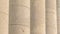 Panorama Close up of white stone columns at the facade of Utah State Capitol Building