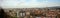 Panorama of Cluj Napoca city in a  beautiful day 