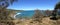 Panorama from the coast of Noosa National Park