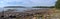 Panorama of the coastline of Searsport, Maine