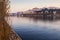 Panorama of Coimbra across Mondego River