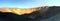 Panorama of the Colorful Ubehebe Crater in Death Valley National Park, California