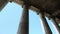 Panorama of the columns of the ancient Armenian temple of Garni