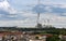 Panorama of Copenhagen including power station