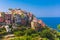 Panorama of Corniglia, Cinque Terre, Liguria, Italy