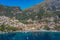 Panorama of Costiera Amalfitana at Positano, Italy