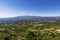 The panorama of the countryside of the island of Crete