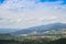 Panorama of the countryside of Lazio