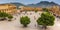 Panorama of the courtyard of the Amber Fort in Jaipur