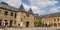 Panorama of the courtyard of the Blokhuispoort building in Leeuwarden