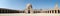 Panorama of the courtyard of Ibn Tulun Mosque, Cairo, Egypt