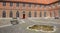 Panorama of the courtyard of the monastery Frenswegen near Nordhorn