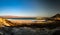 Panorama of Crater salt lake Assal Djibouti