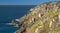 Panorama of Crowns Engine Houses at Botallack - Tin and Copper mine in Cornwall England.