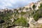 Panorama of Cuenca, an old town on clifs