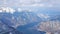 Panorama from Dachstein-Krippenstein mount, Salzkammergut, Austria