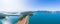 Panorama Dam of High Island Reservoir, Sai Kung, Hong Kong